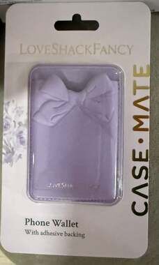 LoveShackFancy x Case-Mate Adhesive Bow Phone Wallet